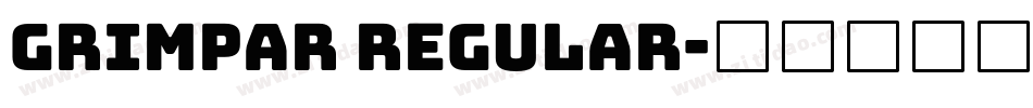 Grimpar Regular字体转换